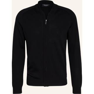 Maerz Herren Cardigan schwarz unifarben