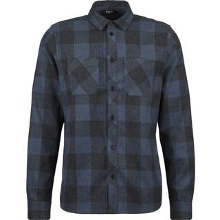 Stoic MMXX.Storuman Hemp Flannel Shirt Skjorte Herrer størrelse XL farve blå