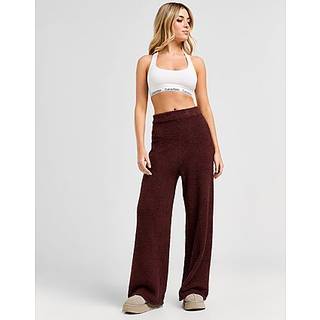 Plush Knit Lounge Joggers - Brown - S