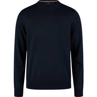 HECHTER PARIS Herren Pullover blau unifarben