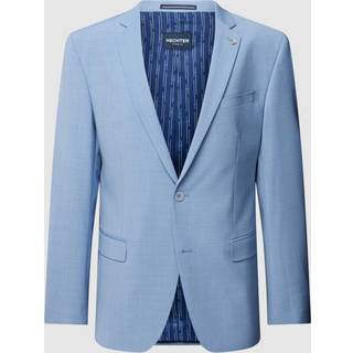 HECHTER PARIS Herren Sakko blau meliert