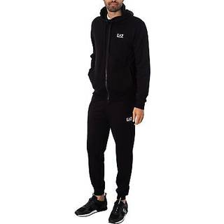 EA7 Emporio Armani Logo Tracksuit Black