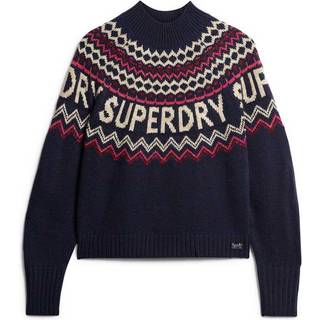Superdry Fairisle Mønster mærket TrøjeEU 38 (UK 10)