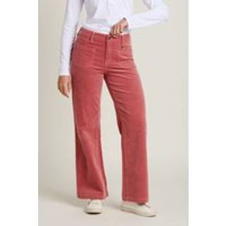 Brakeburn Brakeburn Pink Kickflare Corduroy Trousers