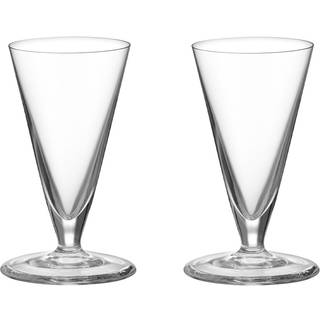 Orrefors - Geometry Snaps Glas 6 cl 2-Pack - Snapseglas og shotglas - Claesson Koivisto Rune - Gennemsigtig