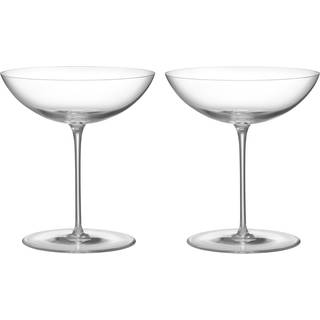Orrefors - Geometry Cocktail Glas 26 cl 2-Pack - Drinkglas - Claesson Koivisto Rune - Gennemsigtig