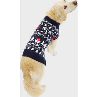 Jule-Sweaters - Den stilede hundejulesweater - 3XL