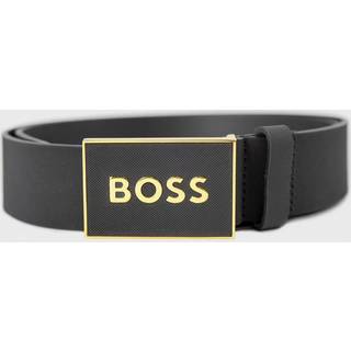 BOSS Icon Leather Belt Black