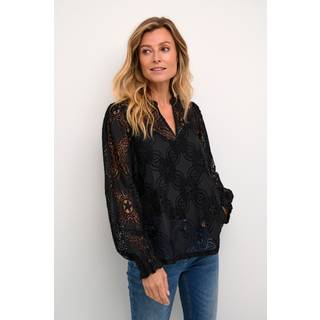 Culture CUolu Bluse - Sort - Str S - Damer