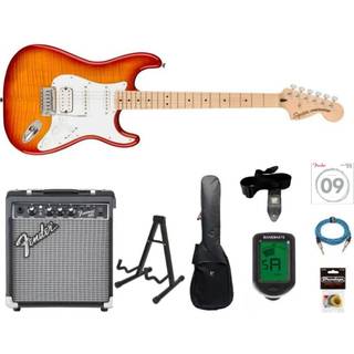 Fender Squier Affinity Stratocaster El-guitar Startpakke (Sienna Sunburst)