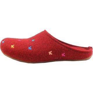 Haflinger Women's Everest Farfalline Hyttesko Damer størrelse 39 farve rød