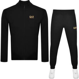 EA7 Emporio Armani Logo Tracksuit Black