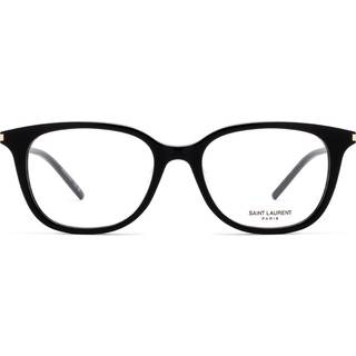 SAINT LAURENT Unisex SL 644/F 001 Optiske stel Acetat Sort Firkantet
