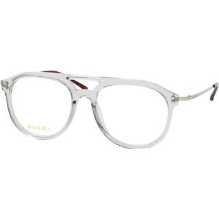 Gucci Mand Gucci GG1708O 003 Optiske stel Acetat Grå Transparent Pilot