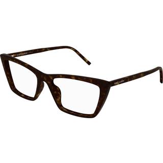SAINT LAURENT Kvinde SAINT LAURENT SL 737 MICA THIN OPT 002 Optiske stel Acetat Havana Transparent Firkantet
