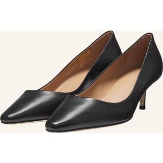 Pumps i nappalæder med dobbelt B-monogram