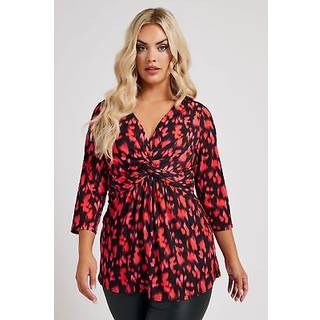 Yours Curve Yours Curve Red London Knot Front Top