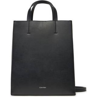 Small Leather Tote Bag - Black - OS