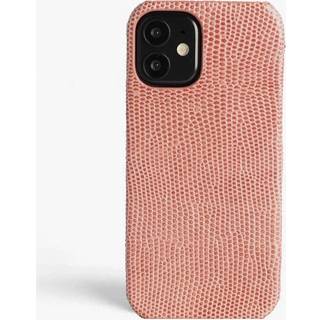 The Case Factory Cover iPhone 12 Mini Lizard Lyserød