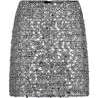 Co´couture - Bouclecc Sequin Mini Skirt 34173 - 40096 Whiteblack