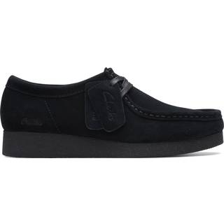 Wallabee Black Suede