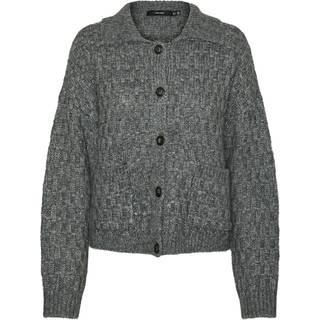 Vero Moda Langærmet Polo Neck Strikket Textured CardiganEU 40 (UK 12)