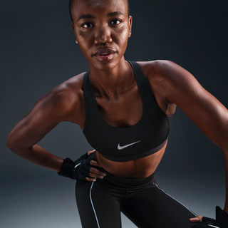 bh Nike W NK SWSH MED SPT BRA hq3756-010 Størrelse XS