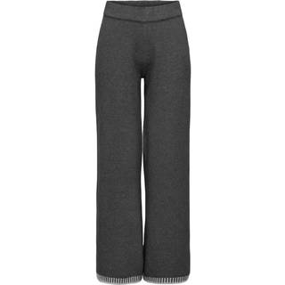 ONLY dame bukser ONLSILMA - Dark Grey Melange Light Grey Melange - XL