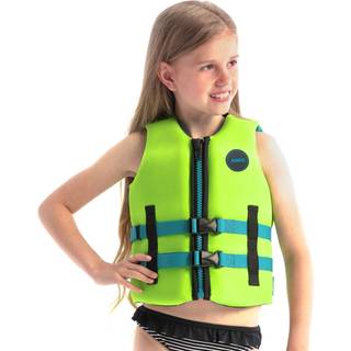 Sejlervest til børn JOBE Neoprene Vest Kids 50N Lime Green, 116 (15 - 30 kg)
