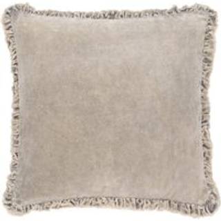 Yard Yard Taupe 45 x 45cm Bertie 100% Washed Cotton Velvet Cushion