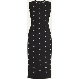Oscar de la Renta Embellished wool-blend cocktail dress - black - XXS