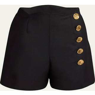 Givenchy Embellished wool and mohair shorts - black - M