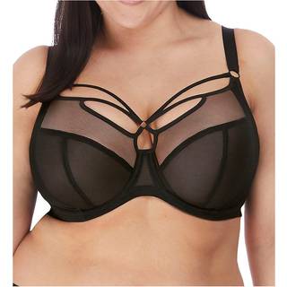Elomi Sachi plunge BH, sort, Størrelse: 85N, Dame