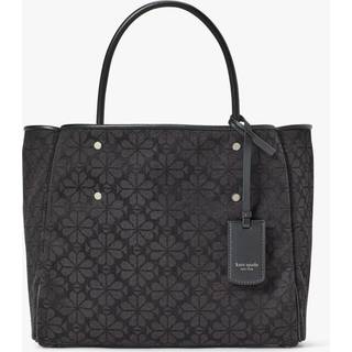 Kate Spade New York Spade Flower Jacquard Håndtaske sort