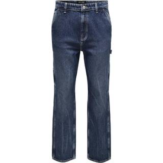 Onsedge Mellemhøj Talje Straight Fit Jeans - 29/30