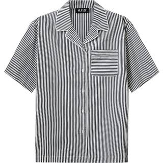 H2O Skjorte - Rønne Essential - Black/White Stripe