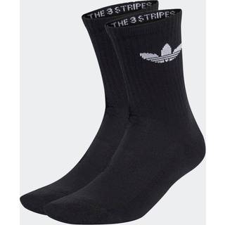 Trefoil Cushion Crew sokker, 3 par - Black - 34-36