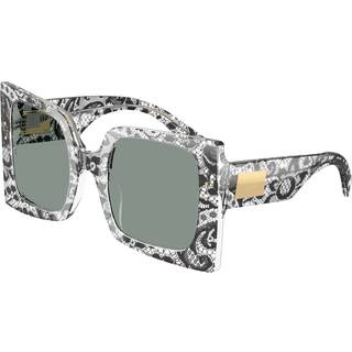 Dolce & Gabbana DG4490 3287/1 53 Solbriller Kvinder Black - Black Lace - 53mm