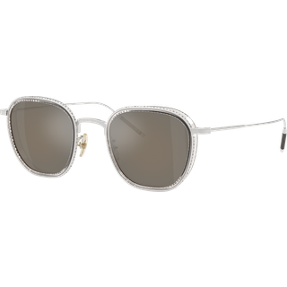 Oliver Peoples OV1321ST TK-9 Sun 527639 48 Solbriller Mænd Hvid - 18k White Gold Plated - 48mm