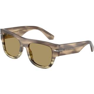 Dolce & Gabbana Mand DG4484 3439/2 Solbriller Acetat Brun Grøn Firkantet Normal