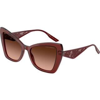 Dolce & Gabbana DG4489 30455M 55 Solbriller Kvinder Krystalklar - Transparent Bordeaux - 55mm