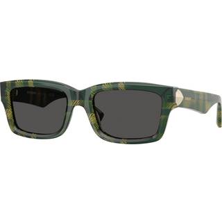Burberry BE4443 412587 55 Solbriller Kvinder Grøn - Checkered Green - 55mm