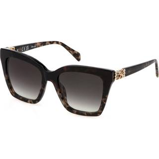 Blumarine Kvinde SBM863S 03KU Solbriller Acetat Havana Røg Firkantet Normal Skygge
