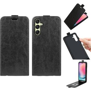 Samsung Galaxy A16 5G flipcover i sort læder med kortholder