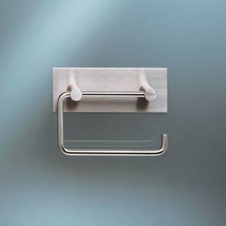 Vola T12 - 28 toiletrulleholder med bagplade - mat hvid
