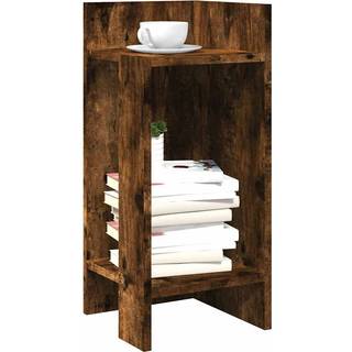 Sidebord Med Hylde 25,5X27X60 Cm - 2 / Røget eg