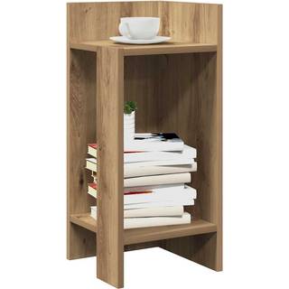 Sideborde 2 stk med reol artisan eg 25,5x27x60 cm