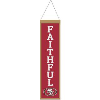 San Francisco 49ers Banner Wool 8x32 Heritage Slogan Design - Specialordre