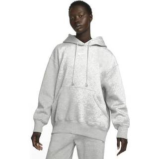 Oversized Nike Sportswear Phoenix Fleece-pullover-hættetrøje til kvinder - grå - S Tall