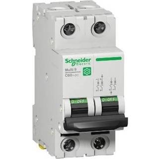 Schneider Electric Automatsikring Multi9 C60H-DC 10A 2P C-karakteristik 500VDC UL1077